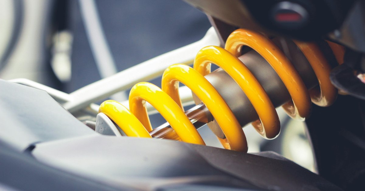 MOT advisory showing suspension wear